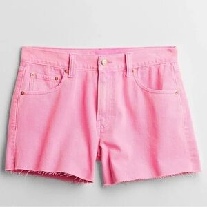 GAP Women’s 4” Mid-Rise Stride Shorts, May Pink, Size 8/29